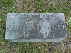 Alice Amanda <I>Clapp</I> Beeber 