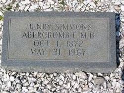 Dr Henry Simmons Abercrombie 