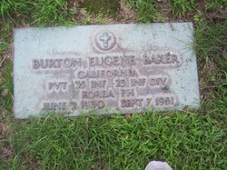 Pvt Burton Eugene Baker 