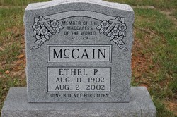 Ethel Sue <I>Patman</I> McCain 