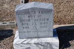 Elizabeth <I>Knight</I> Hedden 
