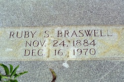 Ruby Lois <I>Singletary</I> Braswell 