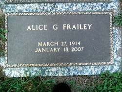 Alice G. <I>Halstead</I> Frailey 