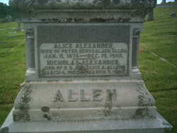 Alice <I>Alexander</I> Allen 