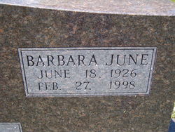 Barbara June <I>Nail</I> Martin 
