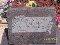 Ardis <I>Williams</I> Smith 