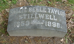 Sarah Belle “Sallie” <I>Taylor</I> Stillwell 