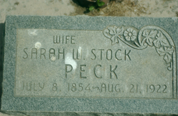 Sarah Wilkinson <I>Stock</I> Peck 