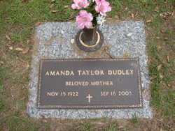 Amanda Lee <I>Taylor</I> Dudley 