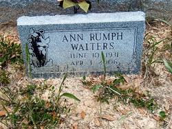 Ann Wilson <I>Rumph</I> Walters 