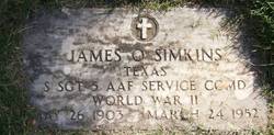 Sgt James Ormond Simkins 