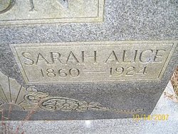 Sarah Alice <I>Mahaffey</I> Gibson 