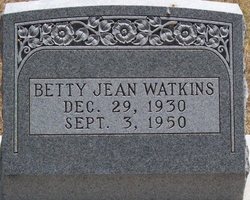 Betty Jean Watkins 