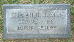 Lelia Virginia <I>White</I> Buxton 