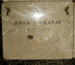 Anna B. <I>Nakozny</I> Grafje 
