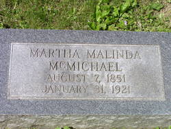 Martha Malinda <I>Ewing</I> McMichael 