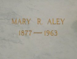 Mary Rhea <I>Wilson</I> Aley 