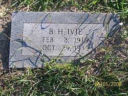 Burrell Hampton  'B.H.' Ivie Jr.