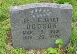 Nellie Janet <I>Hopkins</I> Dodson 