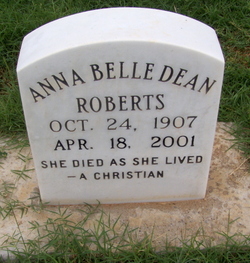 Anna Belle <I>Foster</I> Roberts 
