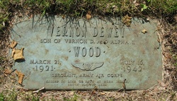 Sgt Vernon Dewey Wood 