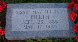 Bessie May <I>Hilliard</I> Bileth 
