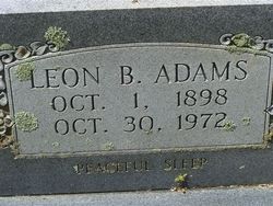 Leon B Adams 