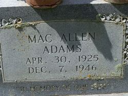 Mac Allen Adams 