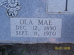 Ola Mae <I>Roark</I> Ivie 