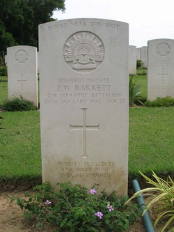 Pvt Edward William Barrett 