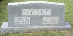 Alice Fannie <I>Christian</I> Dykes 