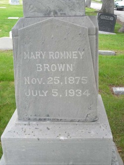 Mary Jane <I>Romney</I> Brown 