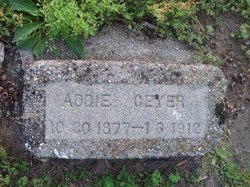 Addie Mildred <I>Cline</I> Geyer 