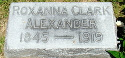 Roxanna <I>Clark</I> Alexander 