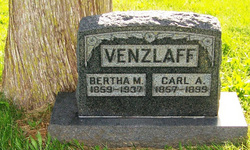 Bertha Marie Augusta <I>Verch</I> Venzlaff 