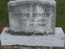 Nannie <I>Newman</I> Denton 