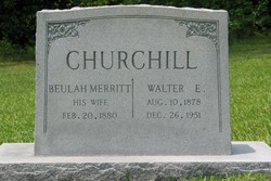 Beulah Bell <I>Merritt</I> Churchill 