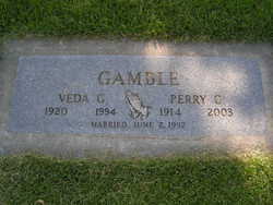 Veda Grace <I>Gilbreth</I> Gamble 