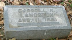 Carroll Napier Langston Sr.