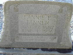 Fannie Elizabeth <I>Cothern</I> Tanner 