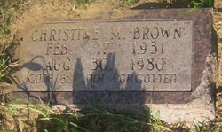 Christine M. Brown 