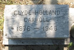 Rebecca Clyde <I>Holland</I> Carroll 
