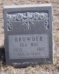  Ola May Browder 