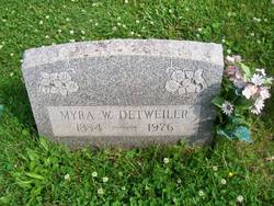 Myra Henrietta <I>Waltman</I> Detweiler 