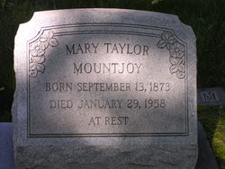 Mary <I>Taylor</I> Mountjoy 