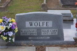 Allie Carr <I>Dozier</I> Wolfe 