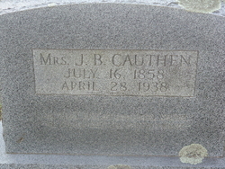 Elizabeth <I>Cauthen</I> Cauthen 