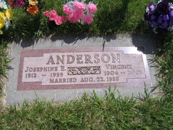 Josephine E. <I>Joslin</I> Anderson 