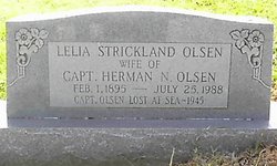 Lelia May <I>Strickland</I> Olsen 