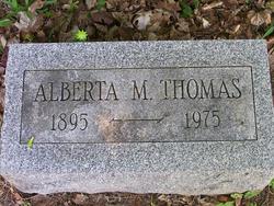 Alberta M <I>Caswell</I> Thomas 